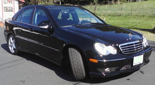 Black Mercedes C230